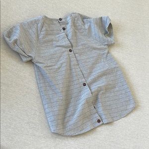 Bohme button back T-shirt medium